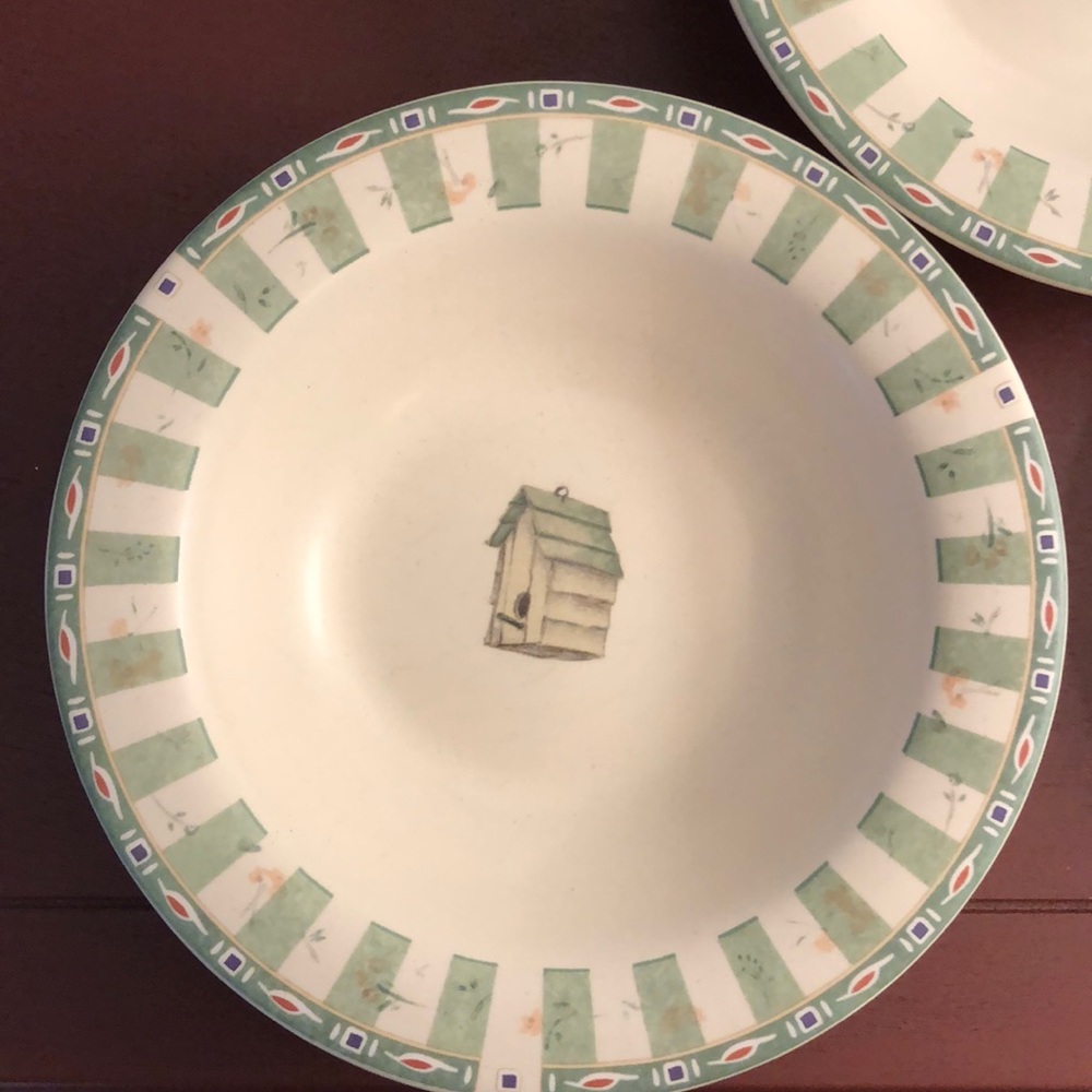 Set of 4 Pfaltzgraff Naturewood Salad Bowls